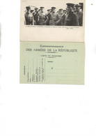 CARTE DE 1917- LE SALUT DU GENERAL PERSHING -COMMANDANT EN CHEF DES TROUPES AMERICAINES A LA TERRE DE FRANCE - Personaggi