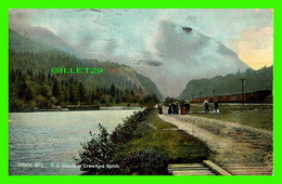 WHITE MTS, NH - CLOUDS AT CRAWFORD NOTCH - ANIMATED TRAINS & PEOPLES - TRAVEL IN 1908 - HIGH C LEIGHTON CO - - White Mountains