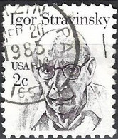 United States 1982 - Mi 1612 - YT 1462 ( Igor Stravinsky, Composer ) - Gebraucht