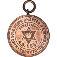 Canada, Jeton, Masonic, Toronto, King Solomon's Chapter, Chapter Penny, SUP - Autres & Non Classés