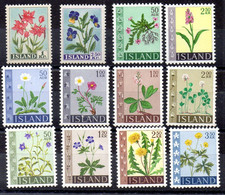 Islandia Series Nº Yvert 281/82 + 302A/05 + 336/39 + 370/71 ** FLORES (FLOWERS) - Nuevos