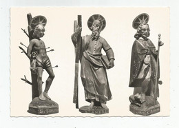 73 Savoie Tignes Collection Paroissiale St Sébastien , Saint André ,st Roch  Bois Polychromes De 1631 Ed Photo Croizier - Sonstige & Ohne Zuordnung