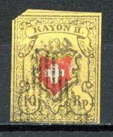 Helvetia   Y&T   15   Mi   8   Obl   ---      2ème Choix - 1843-1852 Timbres Cantonaux Et  Fédéraux