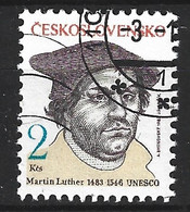 TCHECOSLOVAQUIE. N°2521 Oblitéré De 1983. Martin Luther. - Theologians