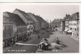 C627) ST. VEIT A. D. GLAN - Marktstand - Fahrrad - Brunnen U. AUTO Alt ! - St. Veit An Der Glan