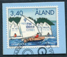 ALAND ISLANDS 1995 Optimist Class Sailing Championship Used.  Michel 104 - Aland