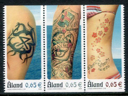 ALAND ISLANDS 2006 Traditionsl Tattoos MNH / **.  Michel 270-72 - Aland