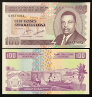 Burundi 100 FRANCHI Francs 2011 Pick#44b UNC  M.045 - Burundi