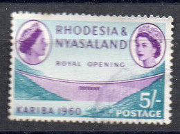 T815 - RHODESIA NYASALAND 1960, Yvert  N. 38  Usato - Rhodesia & Nyasaland (1954-1963)