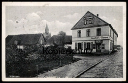 ALTE POSTKARTE WILSLEBEN GASTHOF ZUR SONNE SCHILDER DIAMANT BIERE ASCHERSLEBEN AK Ansichtskarte Postcard Cpa Photo - Aschersleben