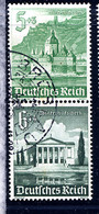 ALLEMAGNE DEUTSCHE REICH 1940, Yv. 677a, PAIRE 677/8, Oblitérée / Used. Rgauche - Gebraucht