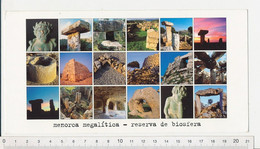 Format 21 X 10,5 Cm Menorca Megalitica - Reserva De Biosfera Mégalithes Thème Dolmen Espagne Baléares CP-GF - Menorca