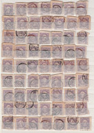 Japan Steckkarte Mit über 60 Marken Von 1888 15 S Freimarke Auf Papier Violett Michel 64 Für Den Spezialsammler - Gebraucht