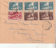 Guinée Lettre Avion BOKE 5/6/1938 Pour Bordeaux - Lettres & Documents