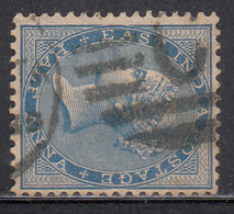 'C" Duplex Within  Parallel Bars On Half Anna British India Used, JC Type 35 - 1854 Compagnie Des Indes