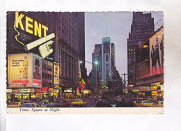 CPM TIME SQUERE AT NIGHT,  En 1978! (voir Timbre) - Time Square