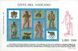 54163 MNH VATICANO 1987 OLYMPHILEX 87. EXPOSICION INTERNACIONAL DE FILATELICA OLIMPICA - Used Stamps