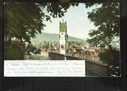 DR: Ansichtskarte Von Freiburg I. B. Mit Abstieg Vom Schlossberg Mit 5 Pf Germania Vom 16.5.03 Nach Göttingen Knr: 85 - Freiburg I. Br.