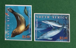 Südafrika South Africa 2001 Marine Life 2v Von 5v Delfin Und Robbe - Unused Stamps
