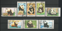 Mongolia 1990 Panda Y.T. 1765/1772 (0) - Mongolei
