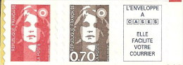 FRANCE AUTOADHESIF N° 7ca TVP + 0,70 + Vignette Caractères Maigres. - Unused Stamps