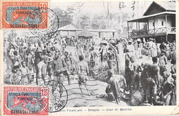 Afrique (Centrafrique) République CENTRAFRICAINE CENTRE AFRICAINE- BANGUI  Jour De Marché -TIMBRE STAMP   *PRIX FIXE - República Centroafricana