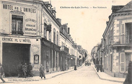 Château Du Loir          72         Rue Nationale . Hôtel De L'Univers  -  2  -  (voir Scan) - Chateau Du Loir