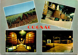 (3 M 26) France - Cognac (4 Views) Posted 1975 - Chai Ou Tonneaux (wine Or Brandy Barrels) - Cognac