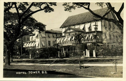 British Guiana, Guyana, Demerara, GEORGETOWN, Hotel Tower (1941) RPPC Postcard - Guyana (ex Guyana Britannica)