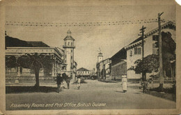 British Guiana, Guyana, Demerara, GEORGETOWN, Assembly Rooms, Post Office (1920s) Postcard - Guyana (voorheen Brits Guyana)