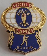 World Police & Fire Games Boxing Policeman, Fireman PIN A12/7 - Boxing