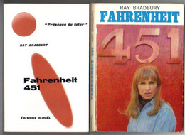 PRESENCE DU FUTUR N° 8 " FAHRENHEIT 451 " BRADBURY  DE 1966  AVEC SA JACQUETTE - Présence Du Futur