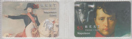 ISRAEL NAPOLEON BONAPARTE ZODIAC GOROSCOPE LEO 2 PHONE CARDS - Personnages