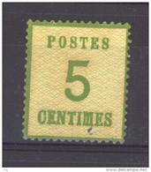 04846  -   France  -  Alsace - Lorraine :   Yv  4  (*) - Unused Stamps