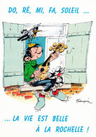 FRANQUIN André Ed Dalix - 10 Ans Francofolies La Rochelle Au Restaurant La Terrasse Gaston  - CPM 10,5x15 TBE 1995 Neuve - Pages