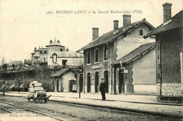 Bourbon Lancy * La Gare De La Commune * Ligne Chemin De Fer - Other & Unclassified