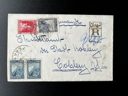 TURKEY 1928 REGISTERED LETTER CONSTANTINOPEL TO KOBLENZ 14-07-1928 TURKIJE TURKIYE - Storia Postale