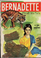 Bernadette N°110 Le Tigre De Dormapour - Patron D'un Joli Patelot - L'enfant Du Fleuve - Caméra B...1963 - Bernadette