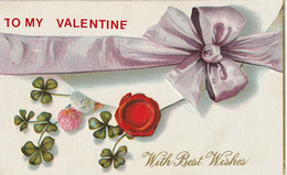 To My Valentine  With Best Wishes - Saint-Valentin