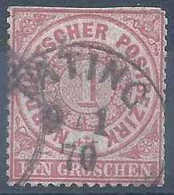 NDP 12, 1 Gr.karmin  TATING        1870 - Norddeutscher Postbezirk