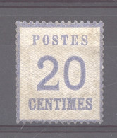 France  -  Alsace-Lorraine  :  Yv  6  (*)       ,   N2 - Unused Stamps