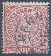NDP 12, 1 Gr.karmin  HANNOVER        1869 - Norddeutscher Postbezirk