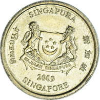 Monnaie, Singapour, 5 Cents, 2009 - Singapour