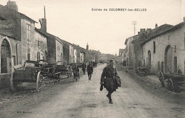 CPA Entrée De Colombey Les Belles - Edit Mourant - Animé - Militaire - Colombey Les Belles