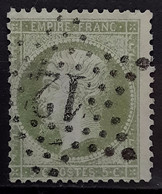 France 1871 N°35 Ob Etoile 12 TB Cote 230€ - 1862 Napoleon III