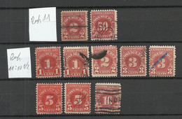 USA 1930/1931 Small Lot Postage Due Stamps Portomarken, Used - Segnatasse