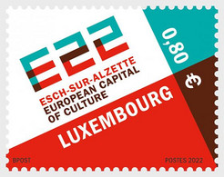 Luxembourg 2022 Esch, European Capital Of Culture Stamp 1v MNH - Nuovi