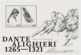 Liechtenstein 2021 The 700th Anniversary Of The Death Of Dante Alighieri Stamp MS/Block MNH - Nuovi