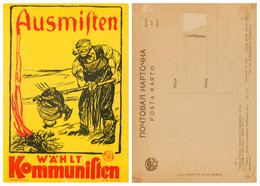 Soviet Propaganda Postcard 1930s "Poster Art Of The German Communist Party" Series No.2 - Partiti Politici & Elezioni