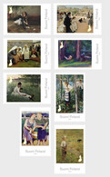 Delcampe - Finland 2022 Classic Finnish Paintings Stamps 8v MNH - Unused Stamps